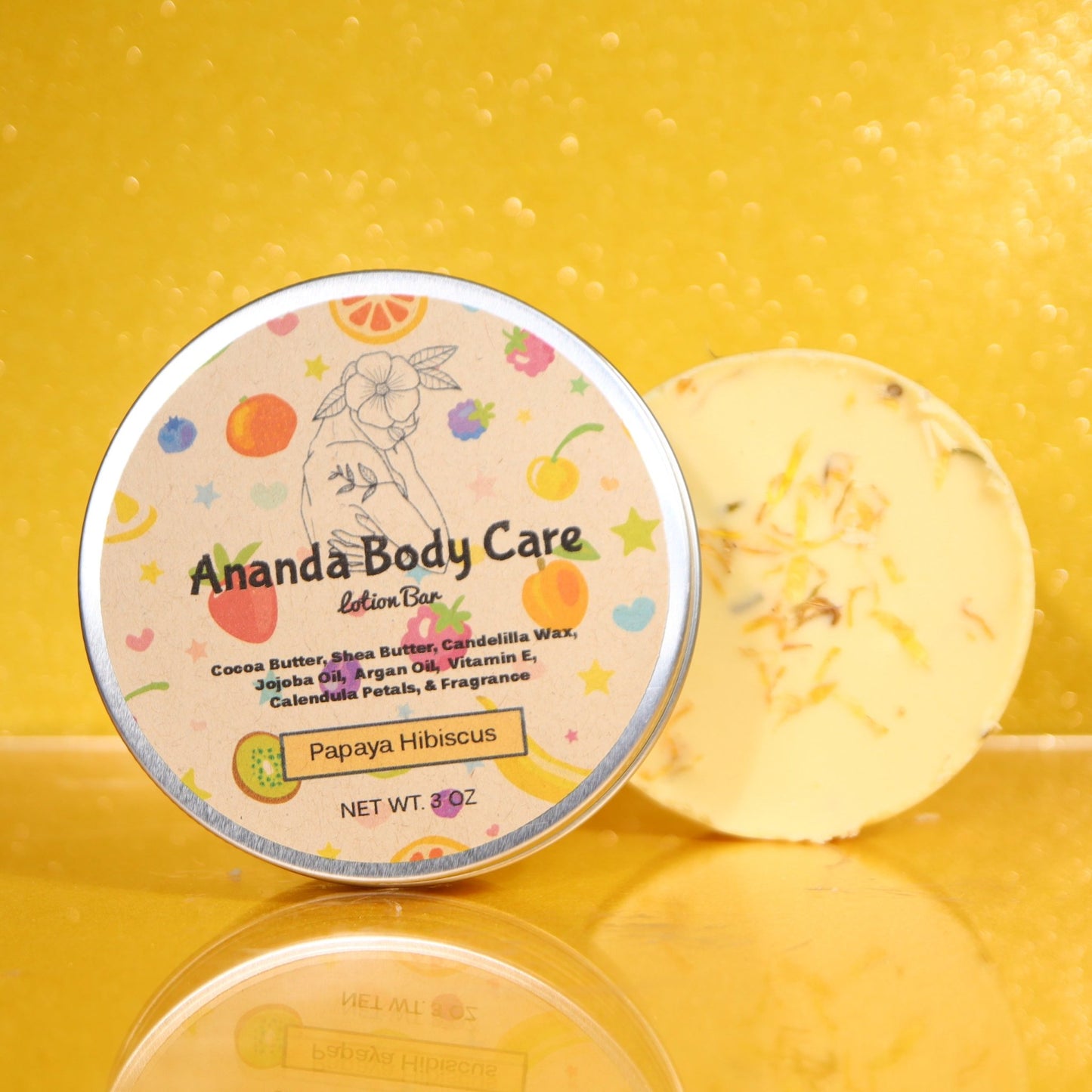 Papaya Hibiscus Lotion Bar