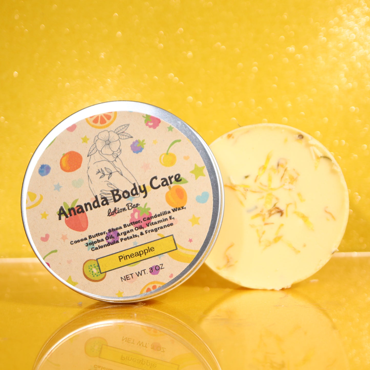 Pineapple Lotion Bar
