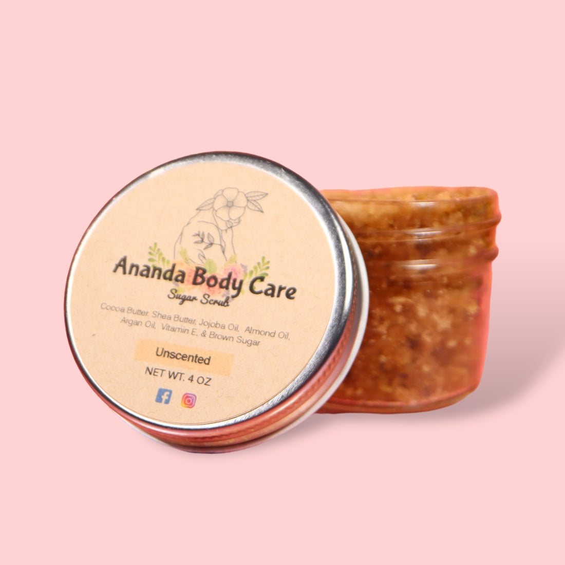 Unscented Sugar Scrub