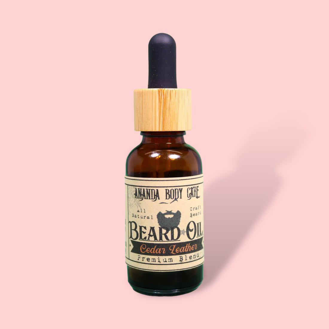 Cedar Leather Beard Oil