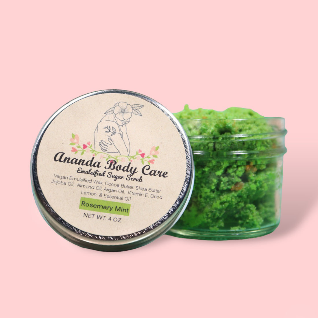 Rosemary Mint Sugar Scrub