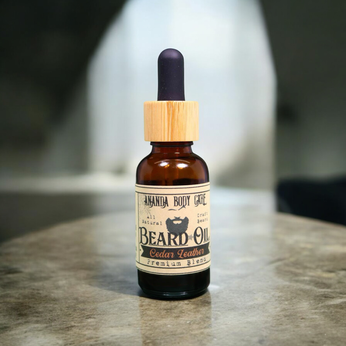 Cedar Leather Beard Oil