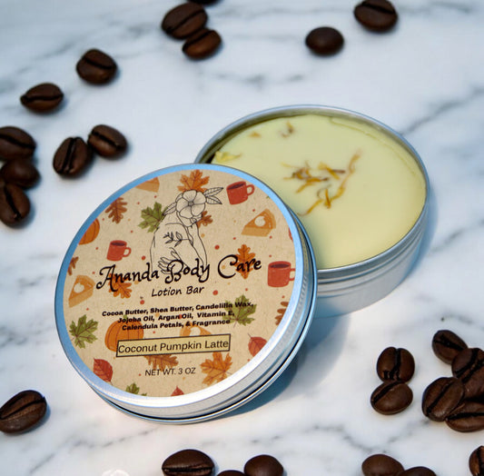 Coconut Pumpkin Latte Lotion Bar