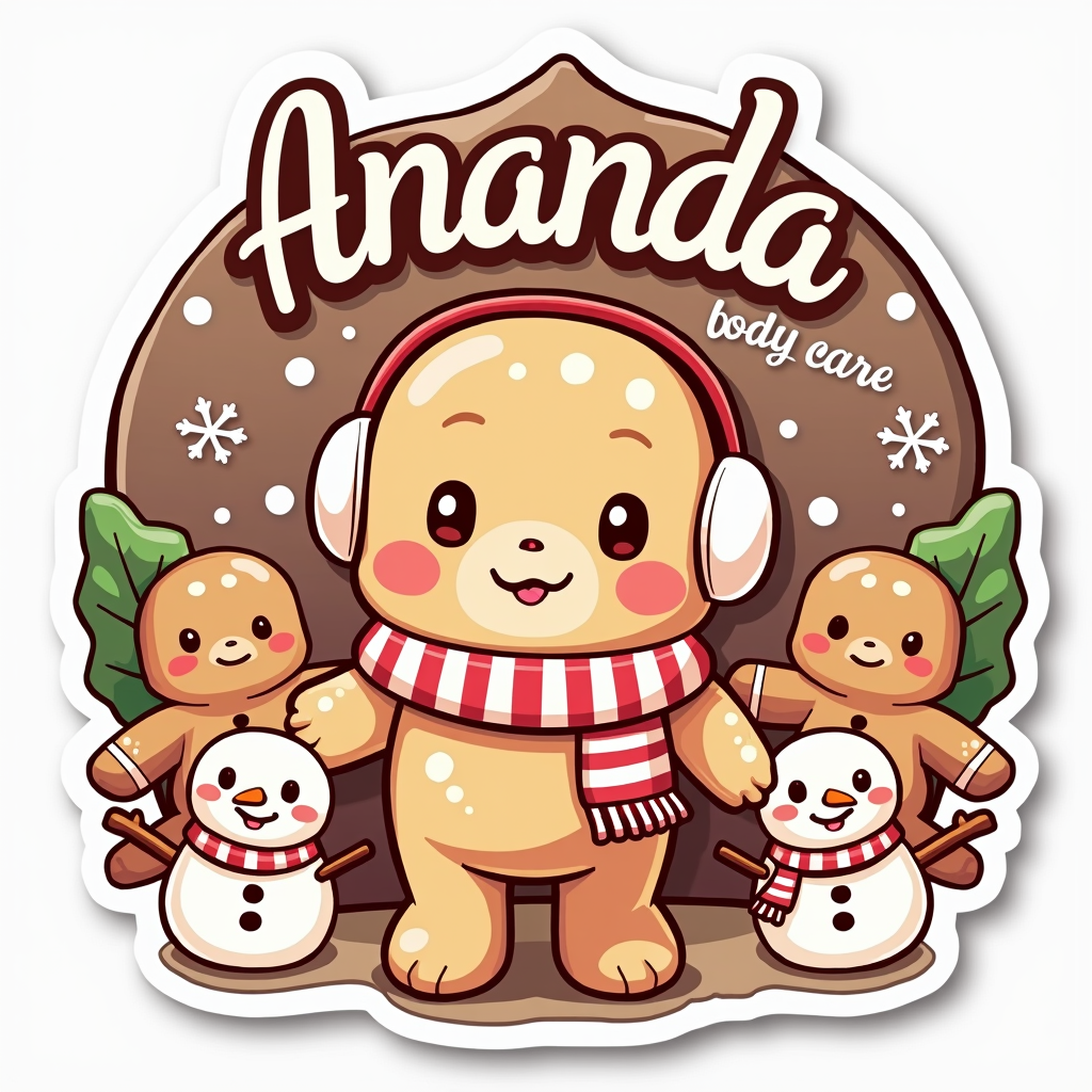 Ananda Ginger Cookie Sticker